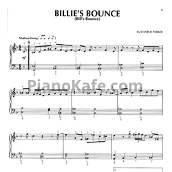 Ноты Charlie Parker - Billie's bounce