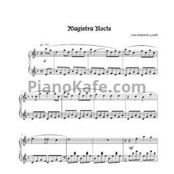 Ноты Lordi - Magistra nocte