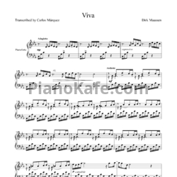 Ноты Dirk Maassen - Viva - предпросмотр