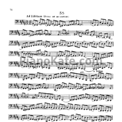 Ноты В. Блажевич - Этюд №55 - предпросмотр