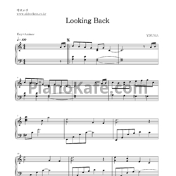 Ноты Yiruma - Looking back - предпросмотр