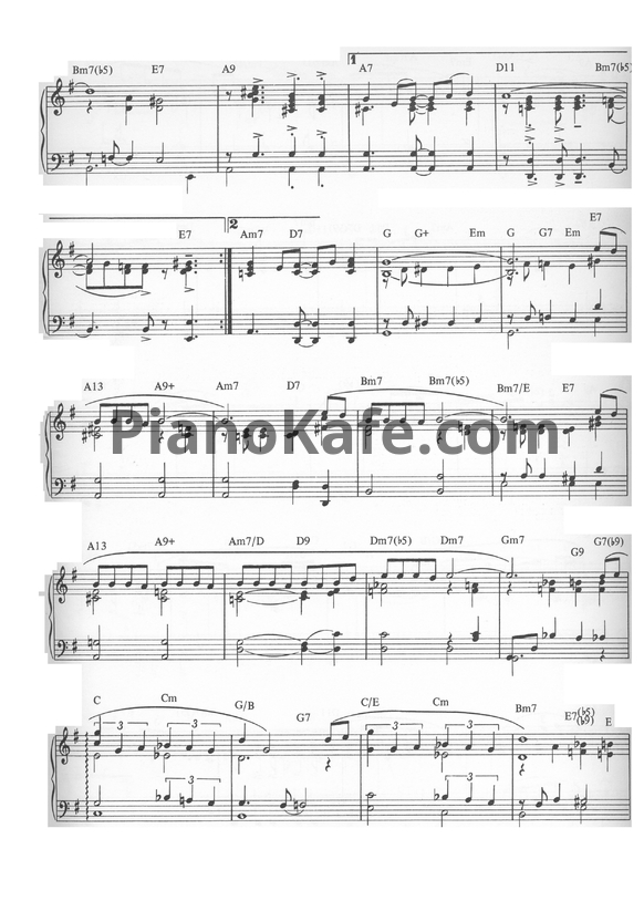 Ноты Neal Hefti - Don't Dream Of Anybody But Me - PianoKafe.com