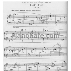 Ноты William Gillock - Gold fish - предпросмотр