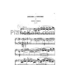 Ноты Камиль Стамати - Boléro de concert (Op. 18) - предпросмотр