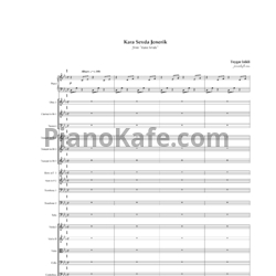 Ноты Toygar Isikli - Kara Sevda Jenerik (Партитура и партии) - предпросмотр