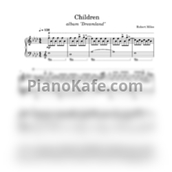 Ноты Robert Miles - Children (Play the piano cover) - предпросмотр
