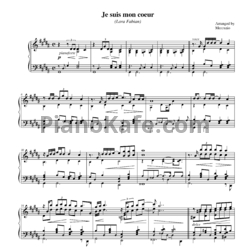 Ноты Lara Fabian - Je suis mon coeur - предпросмотр