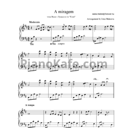 Ноты Marcus Viana - A miragem (Тема Жаде и Лукаса)