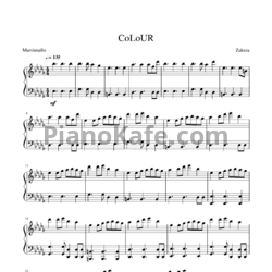 Ноты Marshmello - Colour - предпросмотр