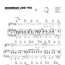 Ноты Courtney Taylor-Taylor - Bohemian like you