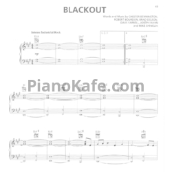 Ноты Linkin Park - Blackout - предпросмотр