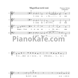 Ноты Ф. Сориано - Magnificat tertii toni - предпросмотр