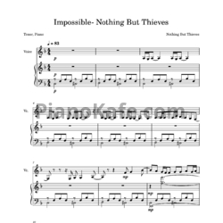 Ноты Nothing But Thieves - Impossible