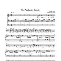 Ноты Mychael Danna, Sissel - She walks in beauty