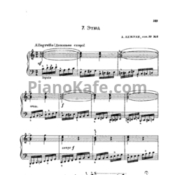 Ноты А. Лемуан - Этюд (Соч. 37, №5) - предпросмотр