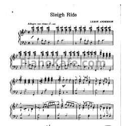 Ноты Leroy Anderson - Sleigh ride - предпросмотр