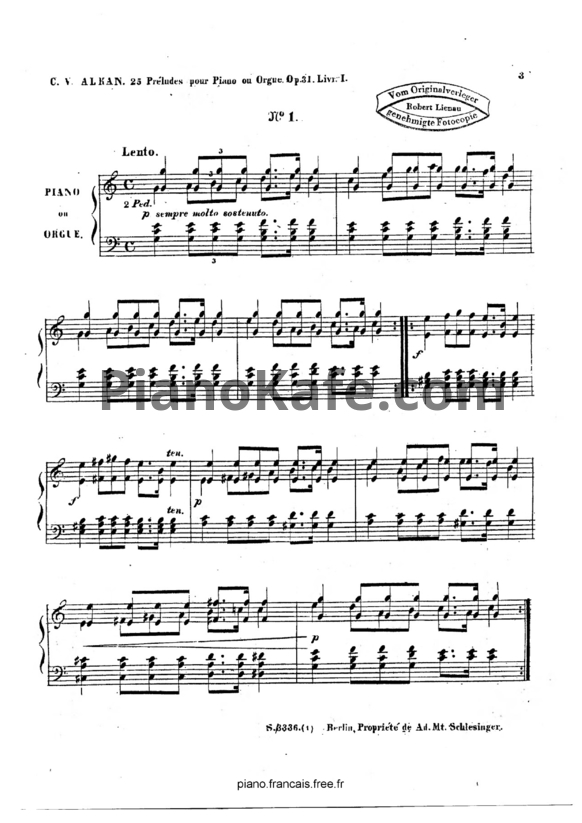 Ноты Шарль Алькан - 25 прелюдий (Op. 31) - PianoKafe.com
