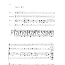 Ноты Джакомо Пуччини - Agnus dei - предпросмотр