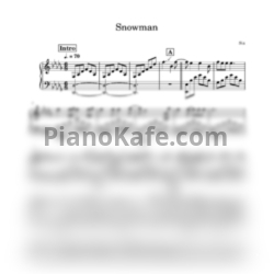 Ноты Sia - Snowman (Версия 2) - предпросмотр