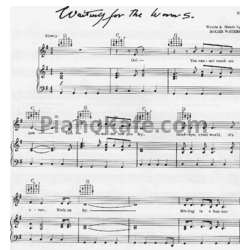 Ноты Pink Floyd - Waiting for the worms - предпросмотр