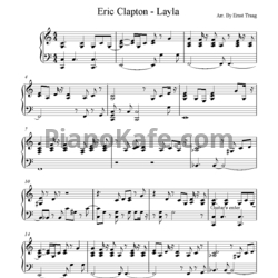 Ноты Eric Clapton - Layla - предпросмотр