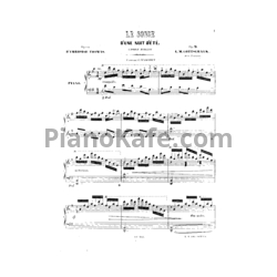 Ноты Луи Моро Готшалк - Le Songe d’une nuit d’ete (Op. 9) - предпросмотр