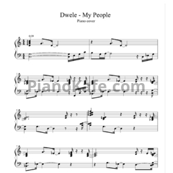 Ноты Dwele - My people