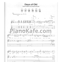 Ноты B. B. King and Eric Clapton - Days of old - предпросмотр