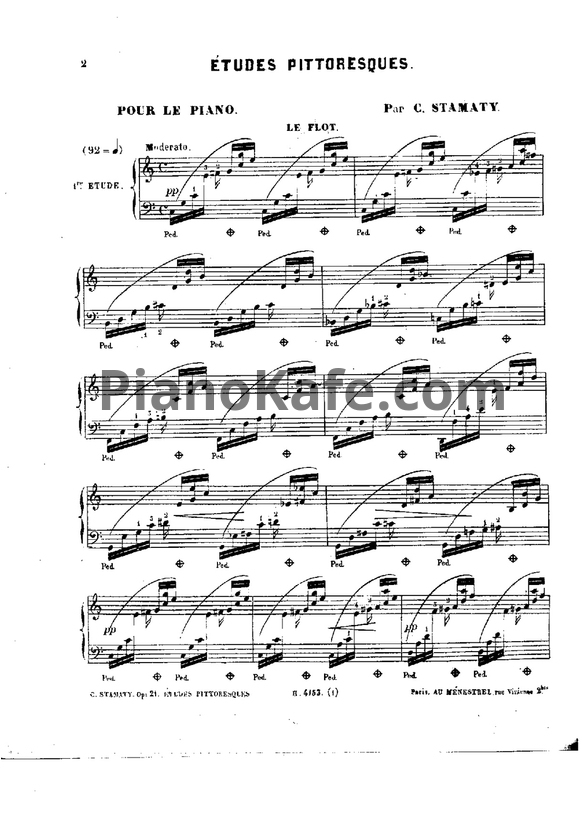 Ноты Камиль Стамати - Etudes pittoresques (Op. 21) - PianoKafe.com