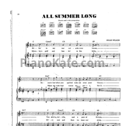 Ноты The Beach Boys - All summer long - предпросмотр
