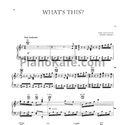 Ноты Fall Out Boy - What's this? - предпросмотр