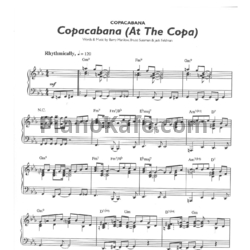 Ноты Barry Manilow - Copacabana (At the copa) - предпросмотр