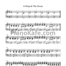 Ноты Ron Pope - A drop in the ocean