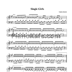 Ноты Laura Jansen - Single girls