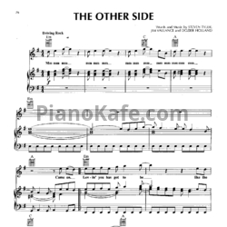 Ноты Aerosmith - The other side - предпросмотр