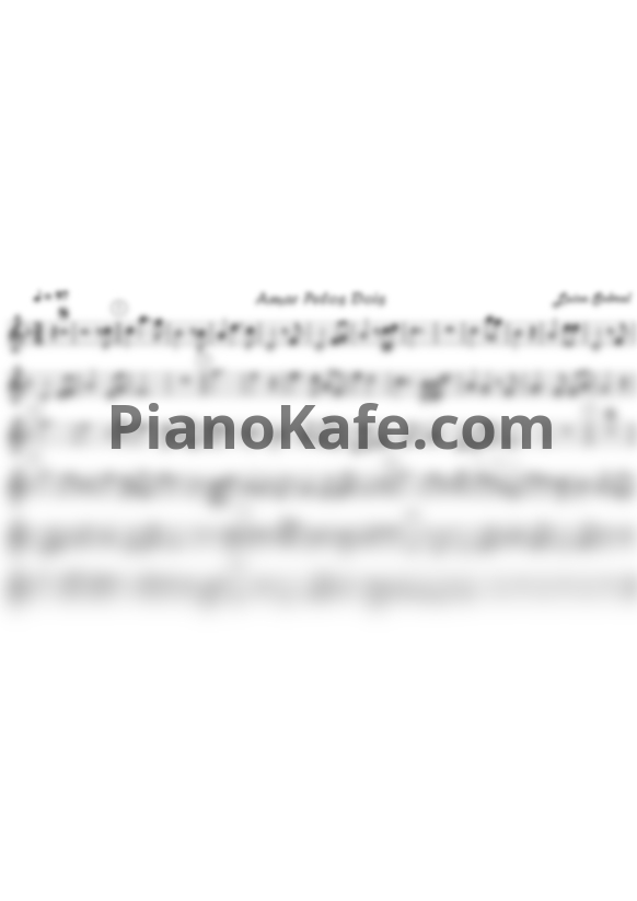 Ноты Salvador Sobral - Amar Pelos Dois (Переложение для альт саксофона) - PianoKafe.com