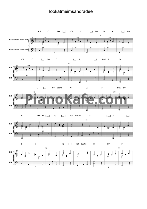 Ноты Olivia Newton John - Look at me, I'm Sandra Dee - PianoKafe.com