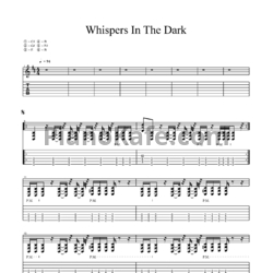 Ноты Skillet - Whispers in the dark