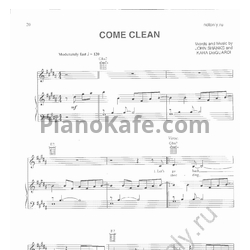 Ноты Hilary Duff - Come clean