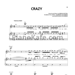 Ноты Gnarls Barkley - Crazy