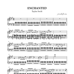 Ноты Taylor Swift - Enchanted - предпросмотр