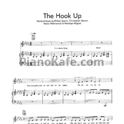 Ноты Britney Spears - The hook up - предпросмотр