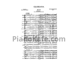 Ноты Бенджамин Бриттен - Опера "Глория" (Op. 53, Партитура) - предпросмотр