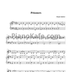 Ноты Regina Spektor - Prisoners - предпросмотр