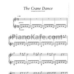 Ноты Ludovico Einaudi - The crane dance - предпросмотр