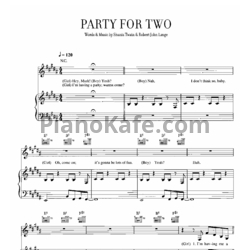 Ноты Shania Twain feat. Billy Currington - Party for two - предпросмотр