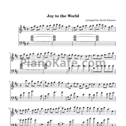 Ноты Jared Johnson - Joy to the world - предпросмотр