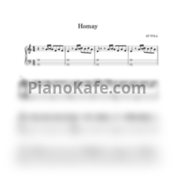Ноты Ay Yola - Homay - предпросмотр
