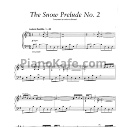 Ноты Ludovico Einaudi - The snow prelude No.2 - предпросмотр