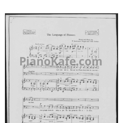 Ноты Cole Porter - The language of flowers - предпросмотр